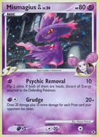 Pokemon,Rising Rivals,Mismagius GL - 10/111,Reverse Holofoil,Holo Rare,Lightly Played