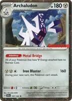 Pokemon,Miscellaneous Cards & Products,Archaludon (Cosmos Holo) (Gamestop Exclusive) - 107/142,Holofoil,Rare,Near Mint