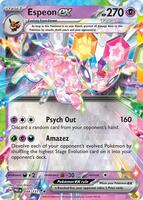 Pokemon,SV: Prismatic Evolutions,Espeon ex - 034/131,Holofoil,Double Rare,Near Mint