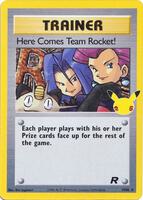 Pokemon,Celebrations: Classic Collection,Here Comes Team Rocket! - 15/82,Holofoil,Classic Collection,Near Mint