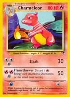 Pokémon,Legendary Collection,Charmeleon - 037/110,Reverse Holofoil,Uncommon,Damaged
