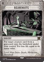 Magic: The Gathering,Outlaws of Thunder Junction: Breaking News,Reanimate - 18,Foil,Rare,Near Mint
