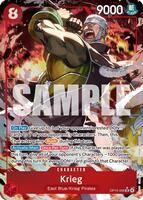 One Piece Card Game,Adventure on Kami's Island,Krieg (OP15-008) (Alternate Art),Foil,Super Rare,Lightly Played
