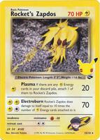 Pokemon,Celebrations: Classic Collection,Rocket's Zapdos - 15/132,Holofoil,Classic Collection,Near Mint