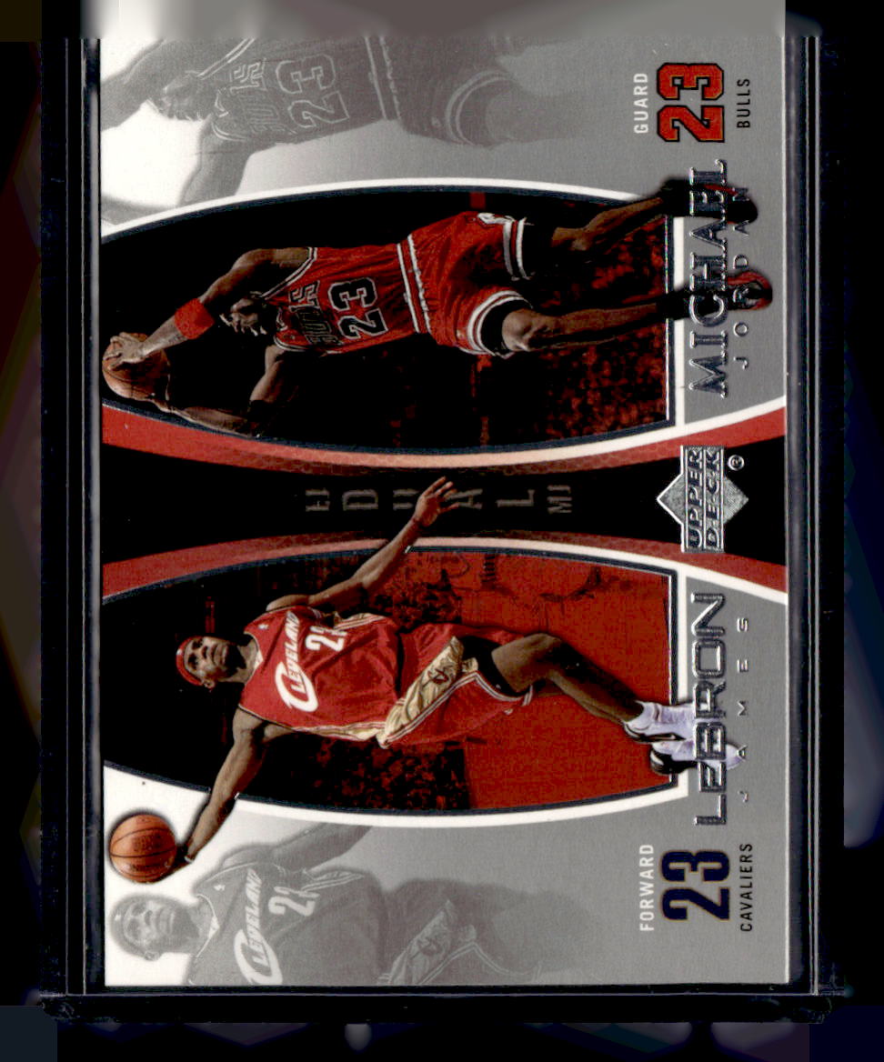 Upper Deck 2005-06 Upper Deck,2005-06 Upper Deck,Michael Jordan / LeBron James - LJMJ9,Michael Jordan/LeBron James