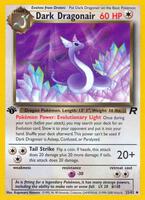 Pokemon,Team Rocket,Dark Dragonair - 33/82,1st Edition,Uncommon,Near Mint