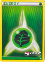Pokemon,League & Championship Cards,Grass Energy - 105/114 (Play! Pokemon),Holofoil,Promo,Lightly Played