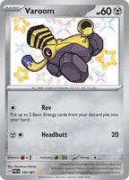 Pokemon,SV: Paldean Fates,Varoom - 192/091,Holofoil,Shiny Rare,Near Mint