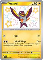 Pokemon,SV: Paldean Fates,Wattrel - 145/091,Holofoil,Shiny Rare,Near Mint