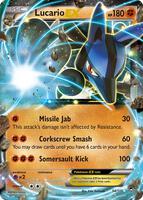 Pokemon,XY - Furious Fists,Lucario EX - 54/111,Holofoil,Ultra Rare,Lightly Played
