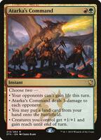 Magic: The Gathering,Dragons of Tarkir,Atarka's Command - 213,Foil,Rare,Near Mint