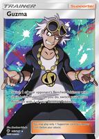 Pokemon,SM - Burning Shadows,Guzma (Full Art) - 143/147,Holofoil,Ultra Rare,Lightly Played