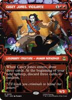 Magic: The Gathering,Teenage Mutant Ninja Turtles,Casey Jones, Vigilante (0235) (Showcase),Foil,Rare,Near Mint