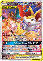 Pokemon,SM Promos,Charizard & Braixen GX - SM230,Holofoil,Promo,Damaged