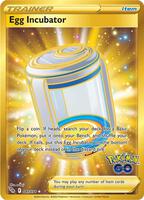 Pokemon,Pokemon GO,Egg Incubator (Secret) - 087/078,Holofoil,Secret Rare,Near Mint