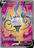 Pokemon,SWSH08: Fusion Strike,Chandelure V (Full Art) - 247/264,Holofoil,Ultra Rare,Near Mint