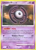 Pokemon,Great Encounters,Unown [H] - 29/106,Reverse Holofoil,Rare,Moderately Played