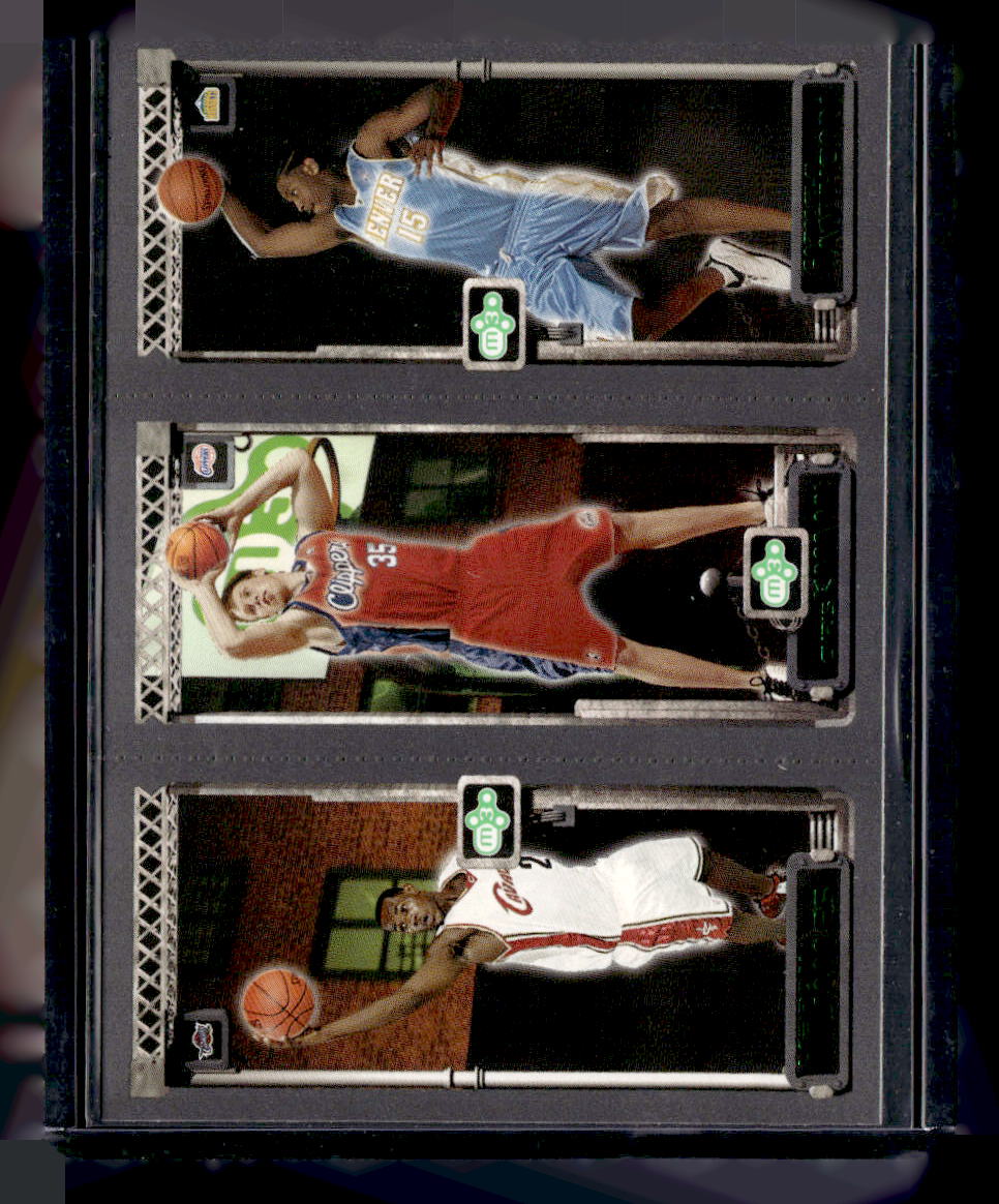 Topps 2003-04 Topps Rookie Matrix,2003-04 Topps Rookie Matrix,LeBron James / Chris Kaman / Carmelo Anthony - 111 / 116 / 113,NM