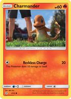 Pokémon,Detective Pikachu,Charmander (Holo Common) - 4/18,Holofoil,Common,Near Mint