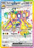Pokemon,SV07: Stellar Crown,Galvantula ex - 159/142,Holofoil,Ultra Rare,Near Mint