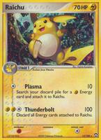 Pokemon,Power Keepers,Raichu - 12/108,Holofoil,Holo Rare,Lightly Played