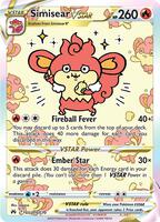 Pokemon,SWSH: Crown Zenith: Galarian Gallery,Simisear VSTAR - GG37/GG70,Holofoil,Ultra Rare,Near Mint