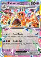 Pokemon,SV08: Surging Sparks,Palossand ex - 091/191,Holofoil,Double Rare,Near Mint