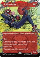 Magic: The Gathering,Marvel's Spider-Man,Spider-Punk (0210) (Borderless),Normal,Rare,Near Mint