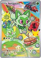 Pokémon,ME: Mega Evolution Promo,Sprigatito -  061,Holofoil,Promo,Near Mint