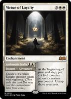 Magic: The Gathering,Wilds of Eldraine,Virtue of Loyalty - 38,Normal,Mythic,Near Mint