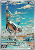 Pokemon,SV08: Surging Sparks,Skarmory - 209/191,Holofoil,Illustration Rare,Lightly Played