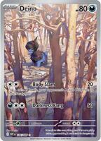 Pokemon,SV: White Flare,Deino - 146/086,Holofoil,Illustration Rare,Near Mint
