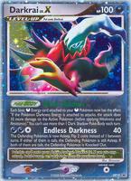 Pokemon,Diamond and Pearl Promos,Darkrai LV.X - DP19,Holofoil,Promo,Damaged