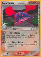 Pokemon,Delta Species,Salamence (Delta Species) - 14/113,Holofoil,Holo Rare,Damaged