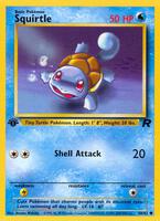 Pokemon,Team Rocket,Squirtle - 68/82,1st Edition,Common,Moderately Played