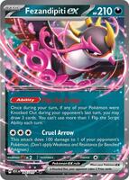 Pokemon,ME: Ascended Heroes,Fezandipiti ex - 142/217,Holofoil,Double Rare,Near Mint