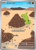 Pokemon,SV03: Obsidian Flames,Larvitar - 203/197,Holofoil,Illustration Rare,Near Mint