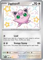 Pokemon,SV: Paldean Fates,Jigglypuff - 198/091,Holofoil,Shiny Rare,Near Mint