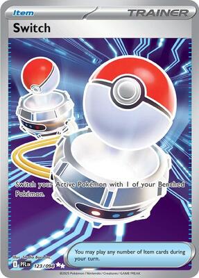 Pokemon,ME02: Phantasmal Flames,Switch - 123/094,Holofoil,Ultra Rare,Near Mint