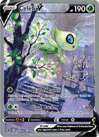 Pokemon,SWSH08: Fusion Strike,Celebi V (Alternate Full Art) - 245/264,Holofoil,Ultra Rare,Near Mint