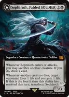 Magic: The Gathering,FINAL FANTASY,Sephiroth, Fabled SOLDIER (Extended Art) - 451,Normal,Mythic,Near Mint - Japanese