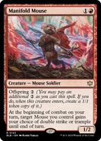 Magic: The Gathering,Bloomburrow,Manifold Mouse - 143,Normal,Rare,Near Mint