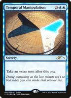 Magic: The Gathering,Judge Promos,Temporal Manipulation - 1,Foil,Rare,Near Mint