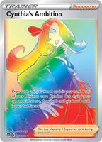 Pokemon,SWSH09: Brilliant Stars,Cynthia's Ambition (Secret) - 178/172,Holofoil,Secret Rare,Near Mint