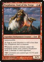 Magic: The Gathering,Theros,Purphoros, God of the Forge - 135,Normal,Mythic,Near Mint