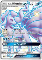 Pokemon,Hidden Fates: Shiny Vault,Alolan Ninetales GX - SV53/SV94,Holofoil,Shiny Holo Rare,Near Mint
