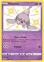 Pokemon,Shining Fates: Shiny Vault,Hatenna - SV054/SV122,Holofoil,Shiny Holo Rare,Near Mint