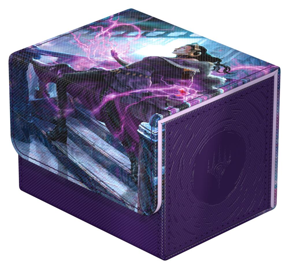 Magic: The Gathering deck boxes ultimate guard magic reality fracture sidewinder 100plus xenoskin box liliana callous necromance