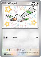 Pokemon,SV: Paldean Fates,Wingull - 203/091,Holofoil,Shiny Rare,Near Mint