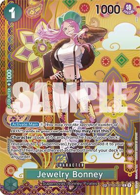 One Piece Card Game,Two Legends,Jewelry Bonney (SP) - ST02-007,Foil,Common,Near Mint